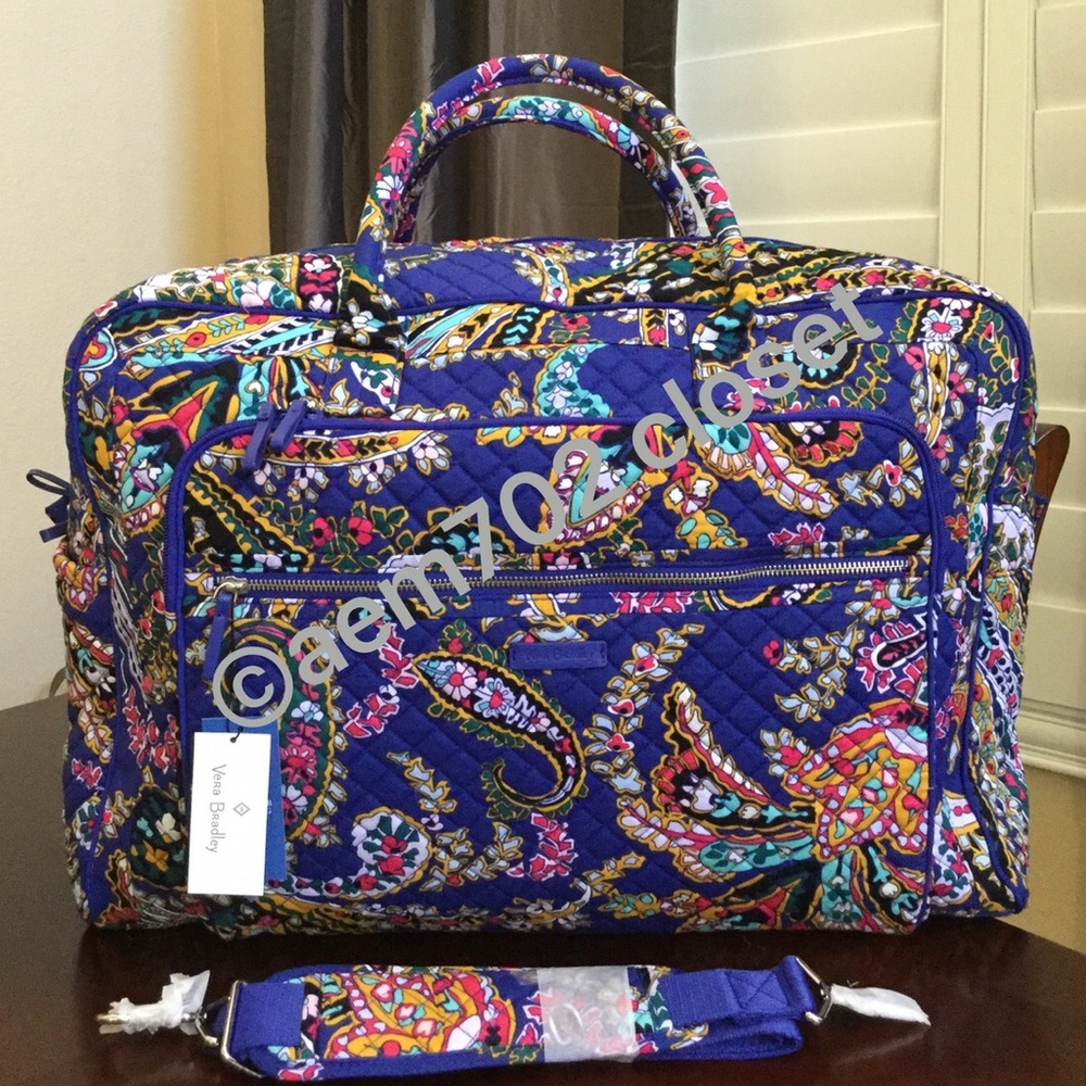 NWT VERA BRADLEY ICONIC GRAND WEEKENDER BAG